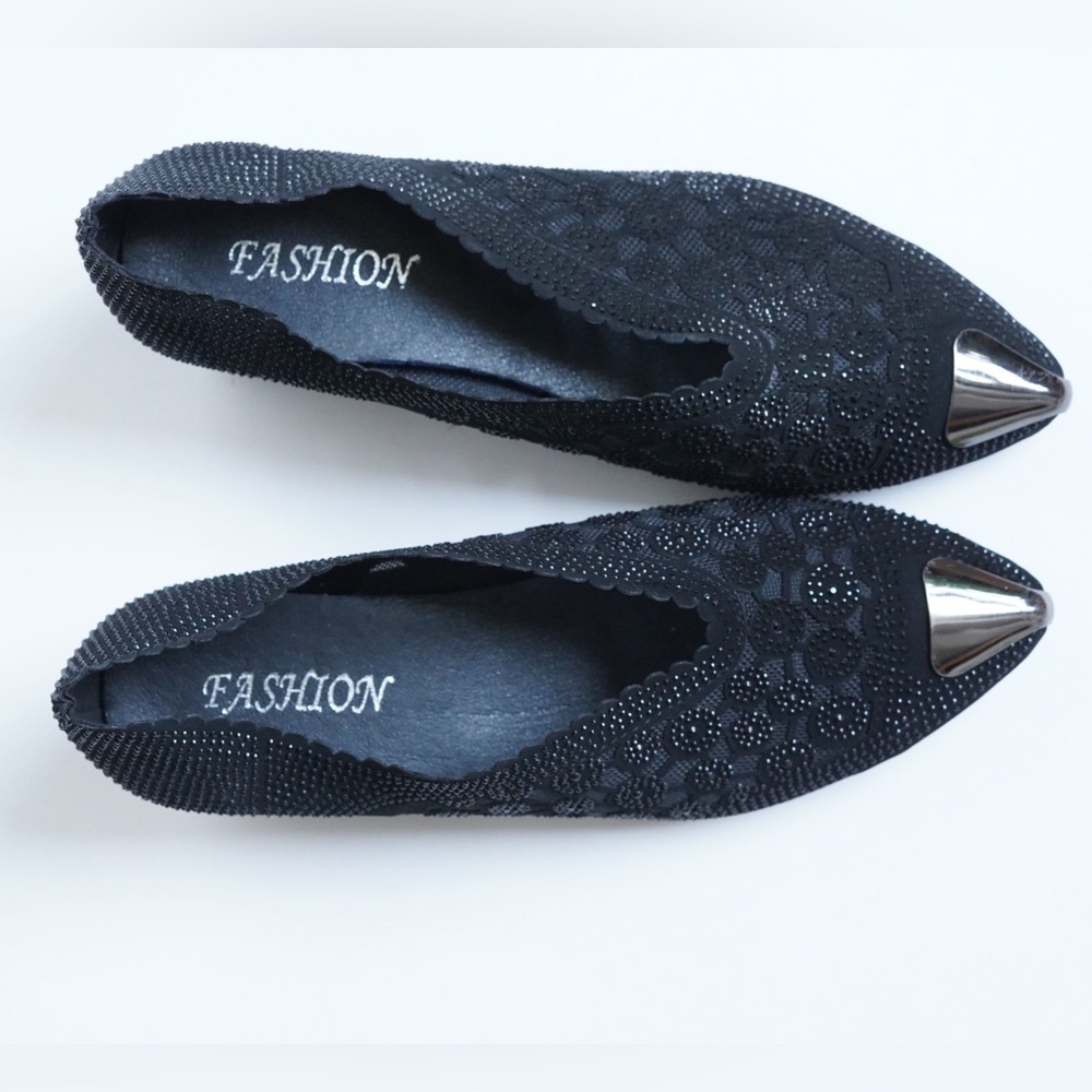 Black and Silver Women's Shoes